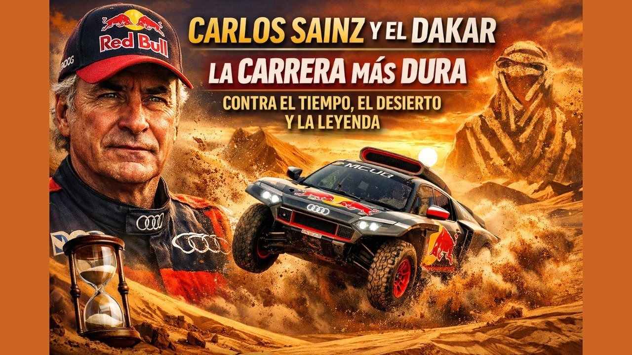 Carlos Sainz en el Dakar: cuatro victorias con cuatro marcas distintas