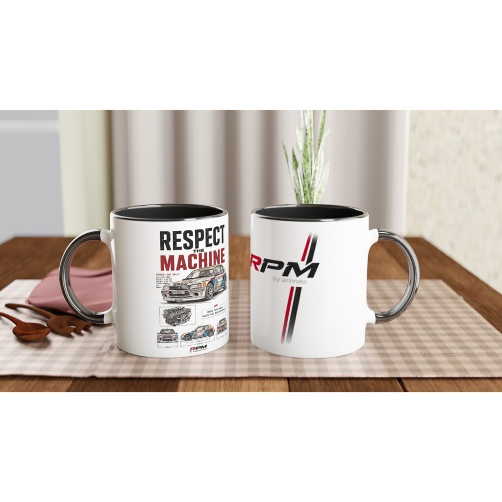 Taza Peugeot 205 Rallye – Plano Técnico