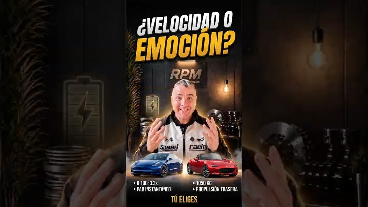 Tesla Model 3 Performance vs Mazda MX-5: rapidez contra emoción
